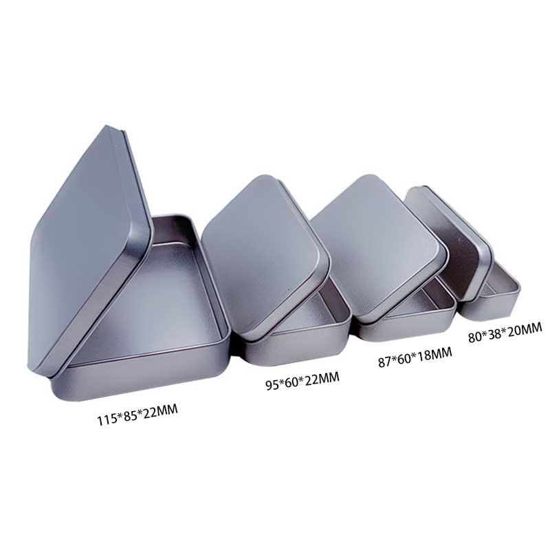 Възпроизвеждане на шарнир метален калак кутия за подаръци калай 115 * 85 * 22mm